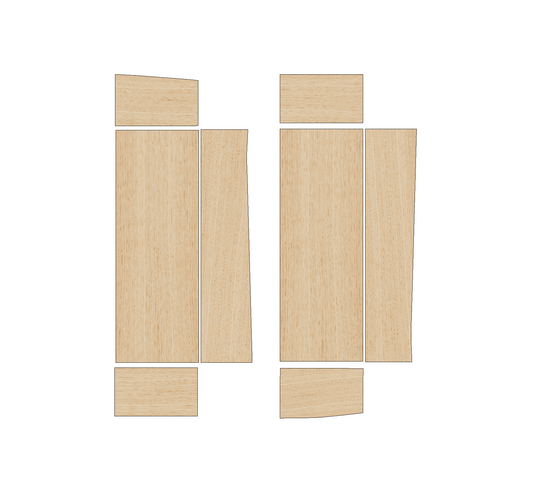 Vauxhall Vivaro 2002-2014 SWB - Wheel Boxes Ply Lining Kit