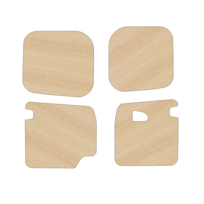 Vauxhall Vivaro 2014-2019 - Rear Door Panels Ply Lining Kit
