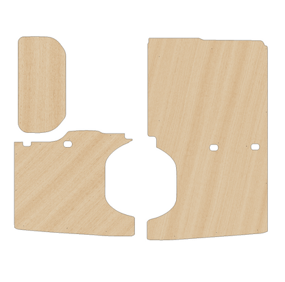 Vauxhall Vivaro 2014-2019 SWB - Side Panels Ply Lining Kit