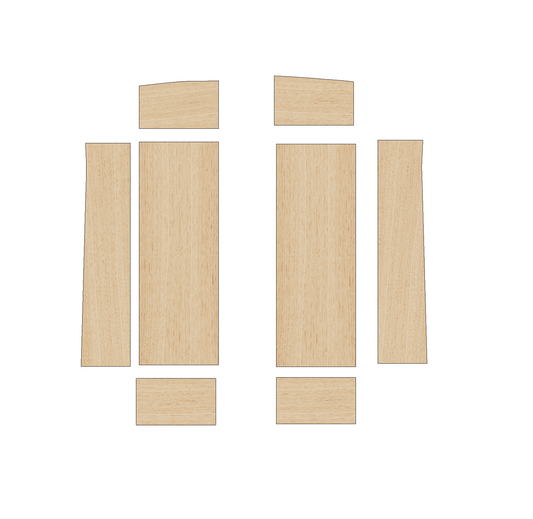 Vauxhall Vivaro 2014-2019 SWB - Wheel Boxes Ply Lining Kit