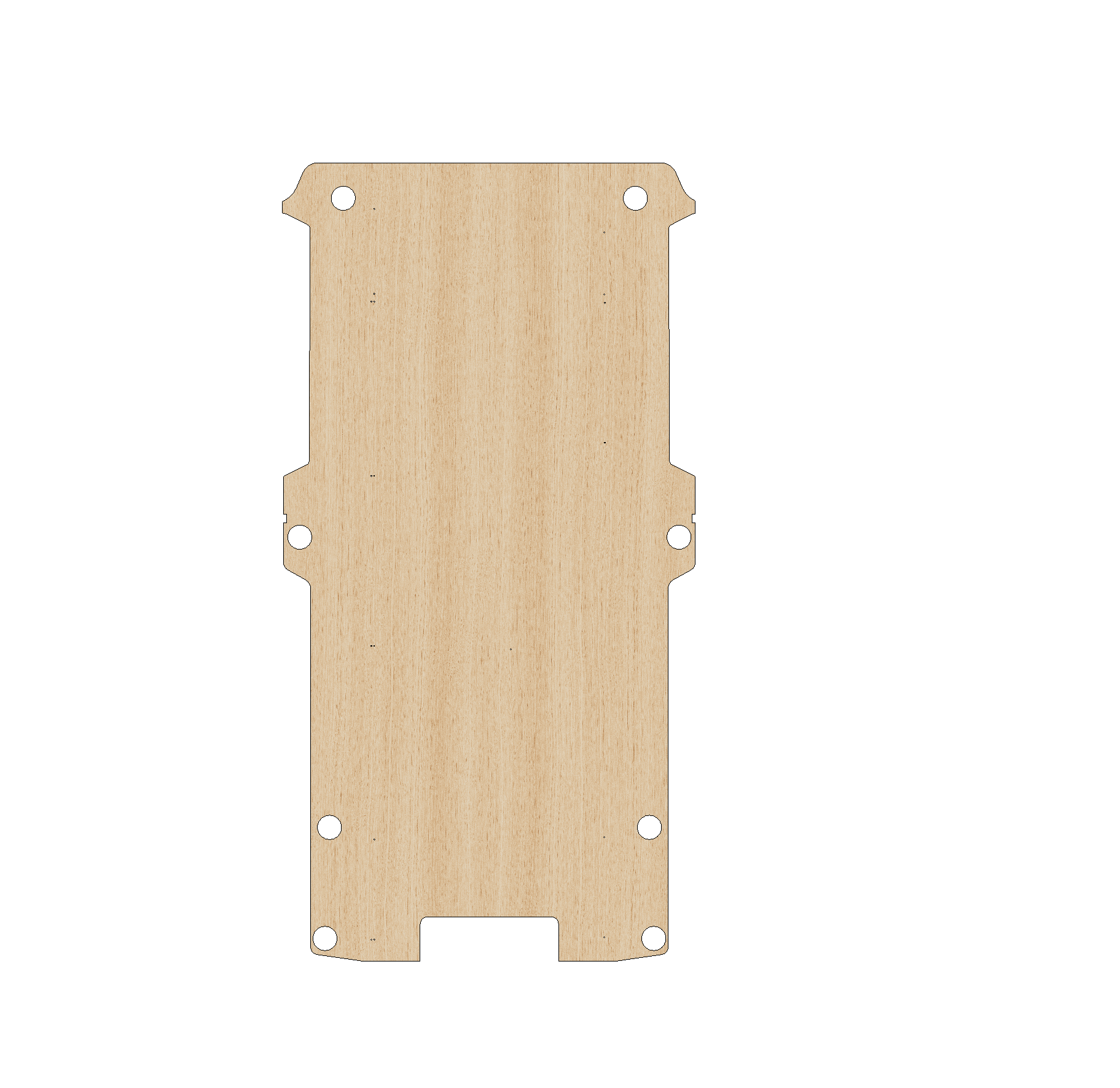 Vauxhall Vivaro 2019-Present LWB - Floor Ply Lining Kit
