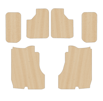 Vauxhall Vivaro 2019-Present LWB - Side Panels Ply Lining Kit