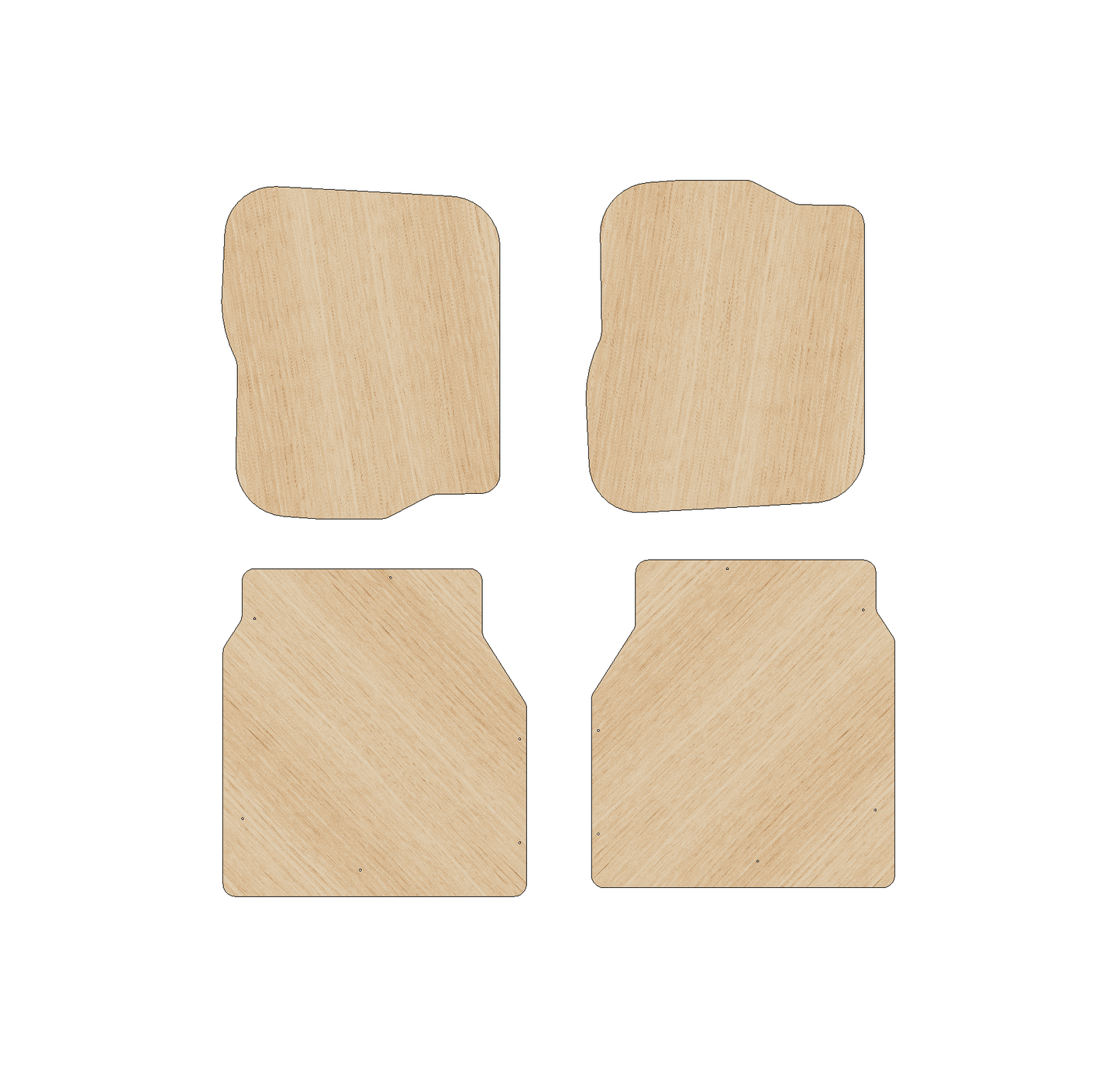 Vauxhall Vivaro 2019-Present - Rear Door Panels Ply Lining Kit