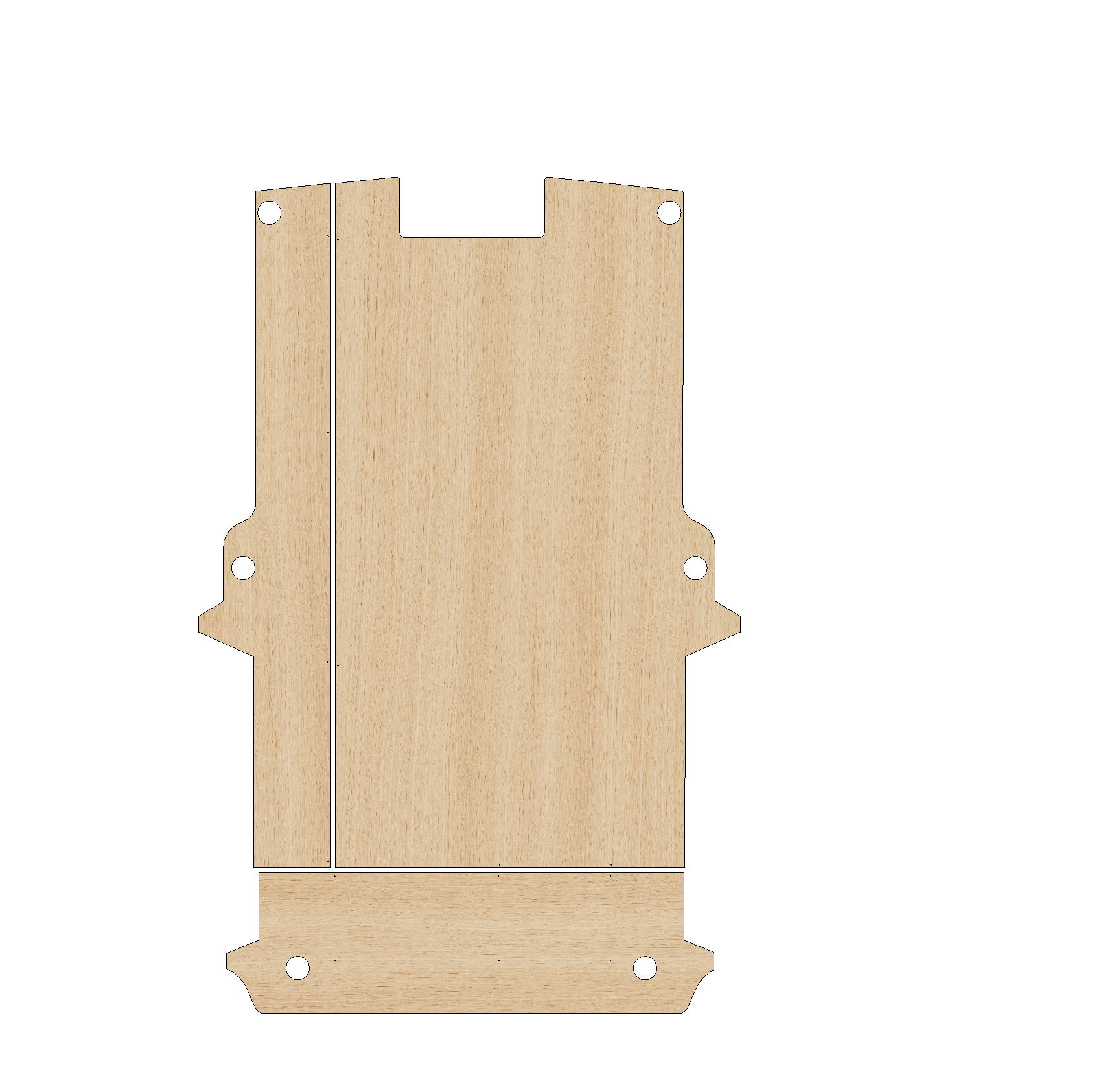 Vauxhall Vivaro 2019-Present SWB - Floor Ply Lining Kit