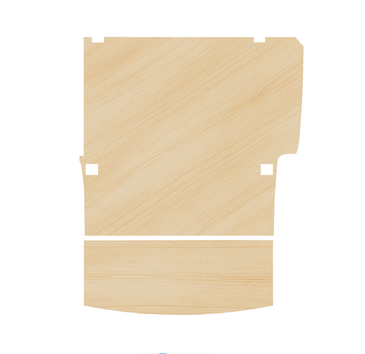 Volkswagen Caddy 2010-2020, 1 Sliding Door - Floor Ply Lining Kit
