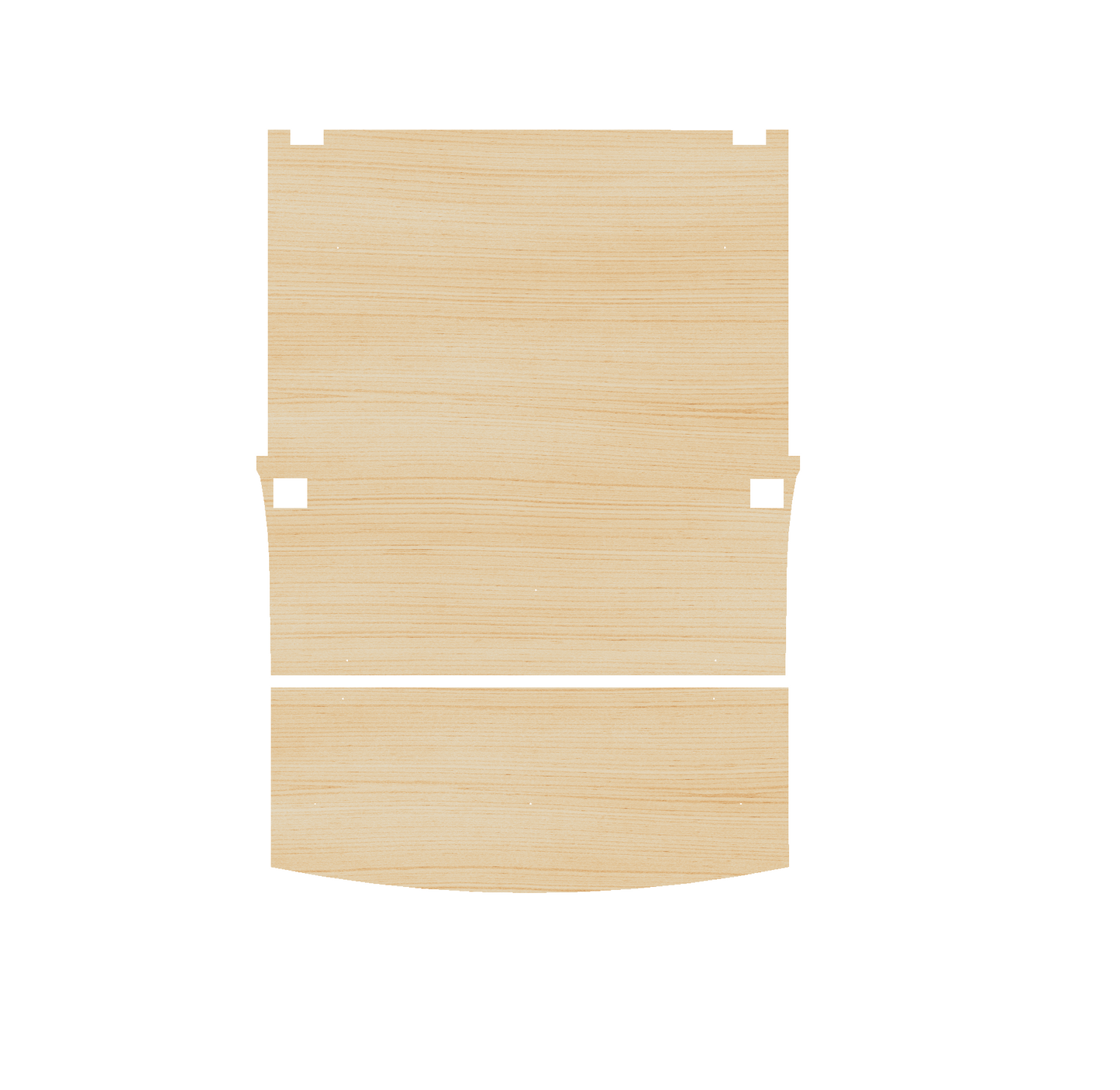 Volkswagen Caddy 2010-2020, 2 Sliding Door - Floor Ply Lining Kit