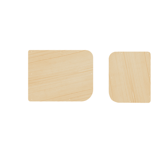 Volkswagen Caddy 2010-2020, 2 Sliding Door - Rear Tailgate Panels Ply Lining Kit