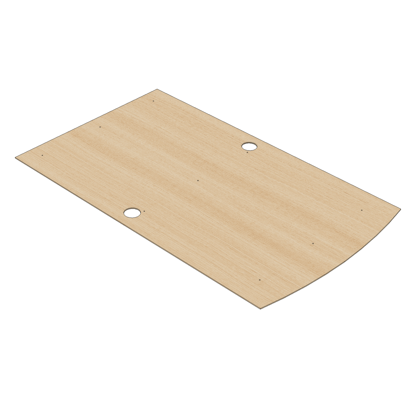 Volkswagen Caddy 2021-Present LWB - Floor Ply Lining Kit