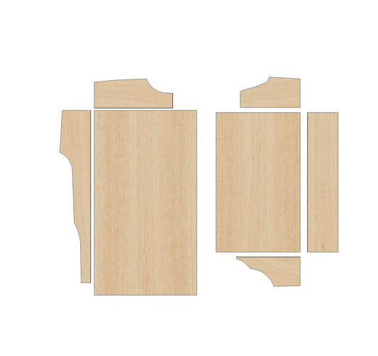 Volkswagen Caddy 2021-Present SWB - Wheel Boxes Ply Lining Kit