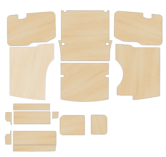 Volkswagen Caddy Maxi 2007-2020 - Full Ply Lining Kit