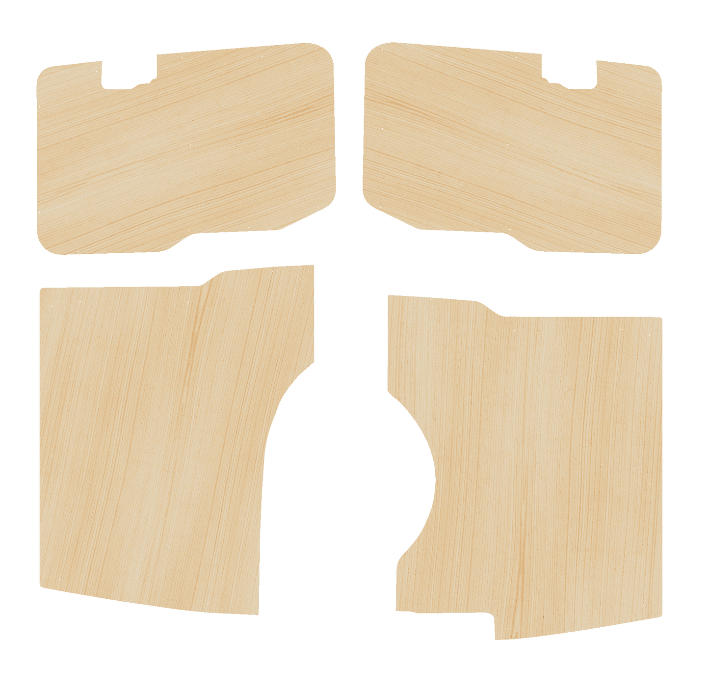 Volkswagen Caddy Maxi 2007-2020 - Side Panels Ply Lining Kit