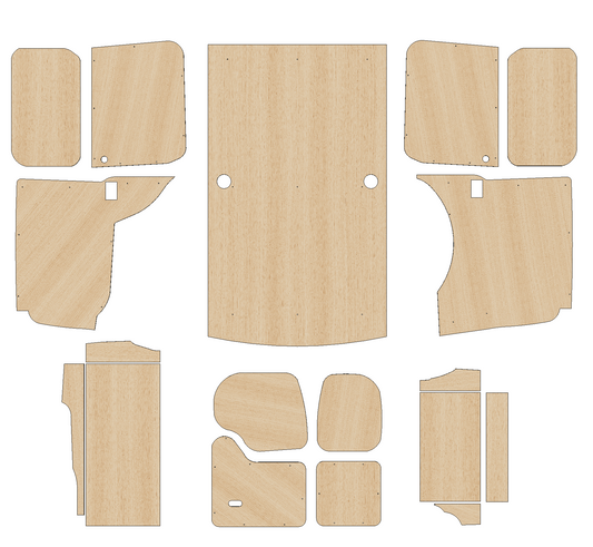 Volkswagen Caddy (and Caddy Maxi) 2021 - Present - Full Ply Lining Kit