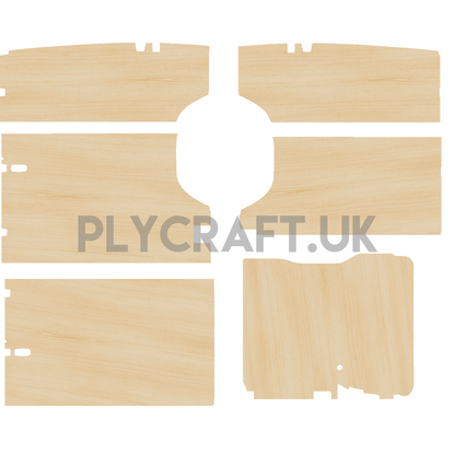 Volkswagen Crafter 2006-17, MWB Standard Height - Side Panels Ply Lining Kit