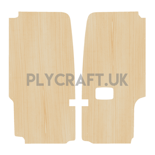 Volkswagen Crafter 2006-17, Standard Height - Rear Door Panels Ply Lining Kit