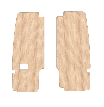 Volkswagen Crafter 2006-17,  Tall Height - Rear Door Panels Ply Lining Kit