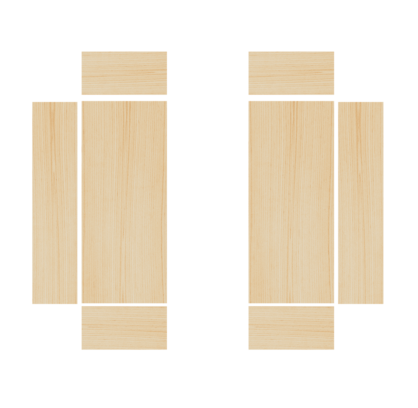 Volkswagen Crafter 2017-Present, FWD - Wheel Boxes Ply Lining Kit