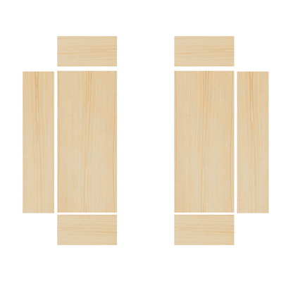 Volkswagen Crafter 2017-Present, FWD - Wheel Boxes Ply Lining Kit