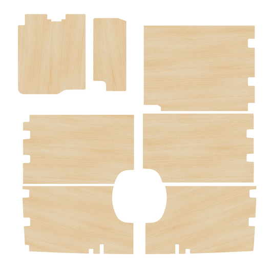 Volkswagen Crafter 2017-Present, LWB FWD - Side Panels Ply Lining Kit