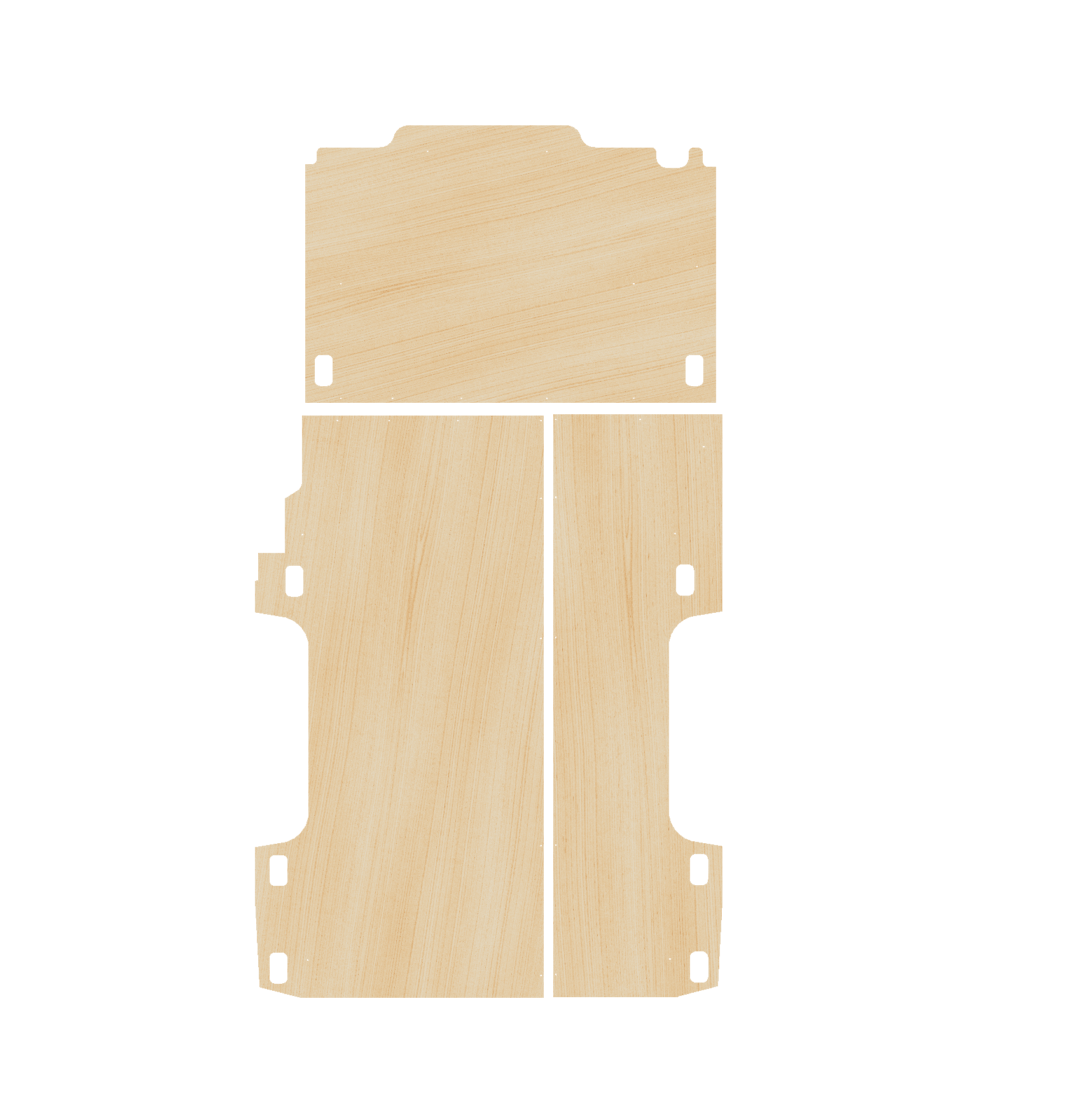 Volkswagen Crafter 2017-Present, MWB RWD - Floor Ply Lining Kit