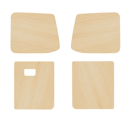 Volkswagen Transporter T5 2003-16 - Rear Door Panels Ply Lining Kit
