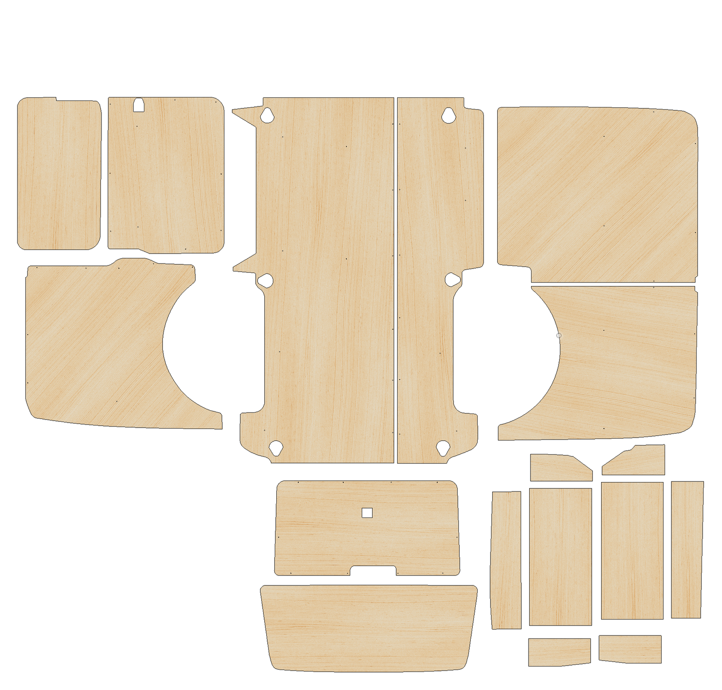Volkswagen Transporter T5-T6 2003-2025 - Full Ply Lining Kit