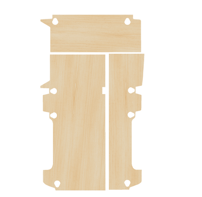 Volkswagen Transporter T5-T6 2003-2025, LWB Without Bulkhead - Floor Ply Lining Kit