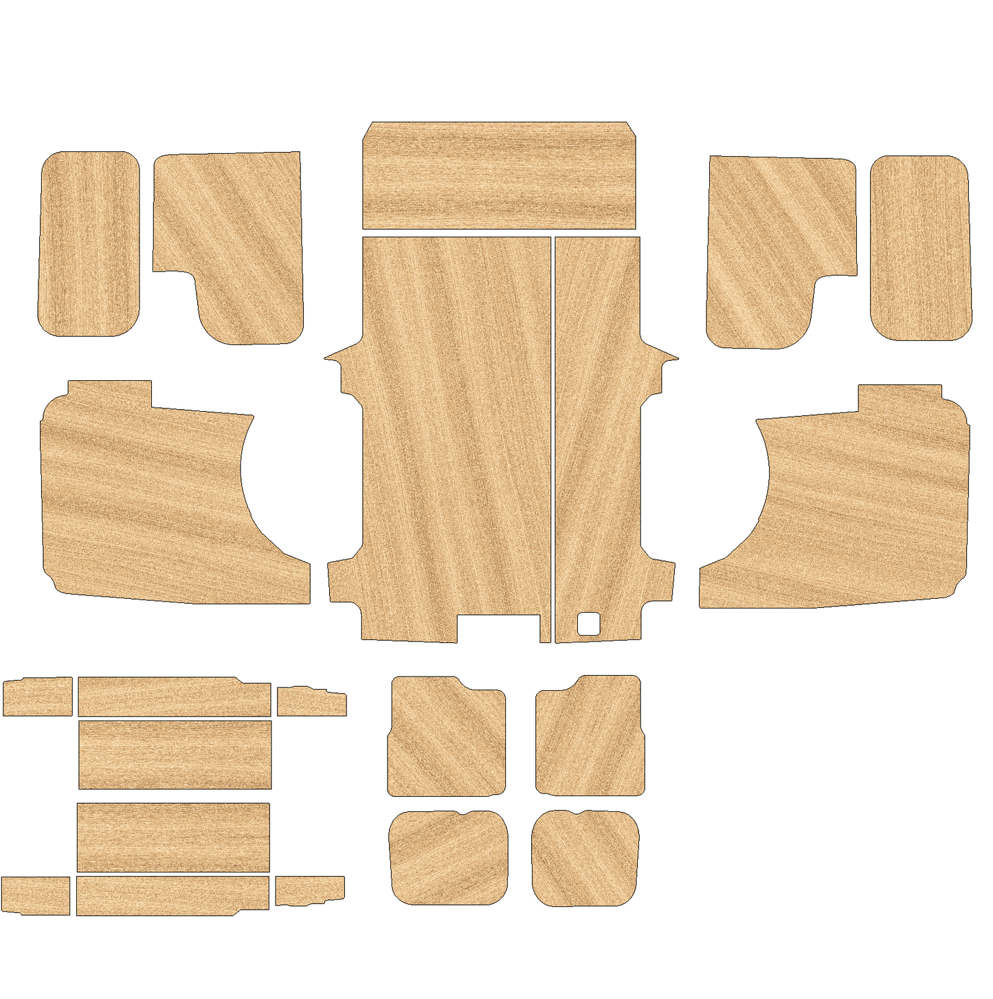 Ford Transit Custom 2023 - Present  - Full Ply Lining Kit