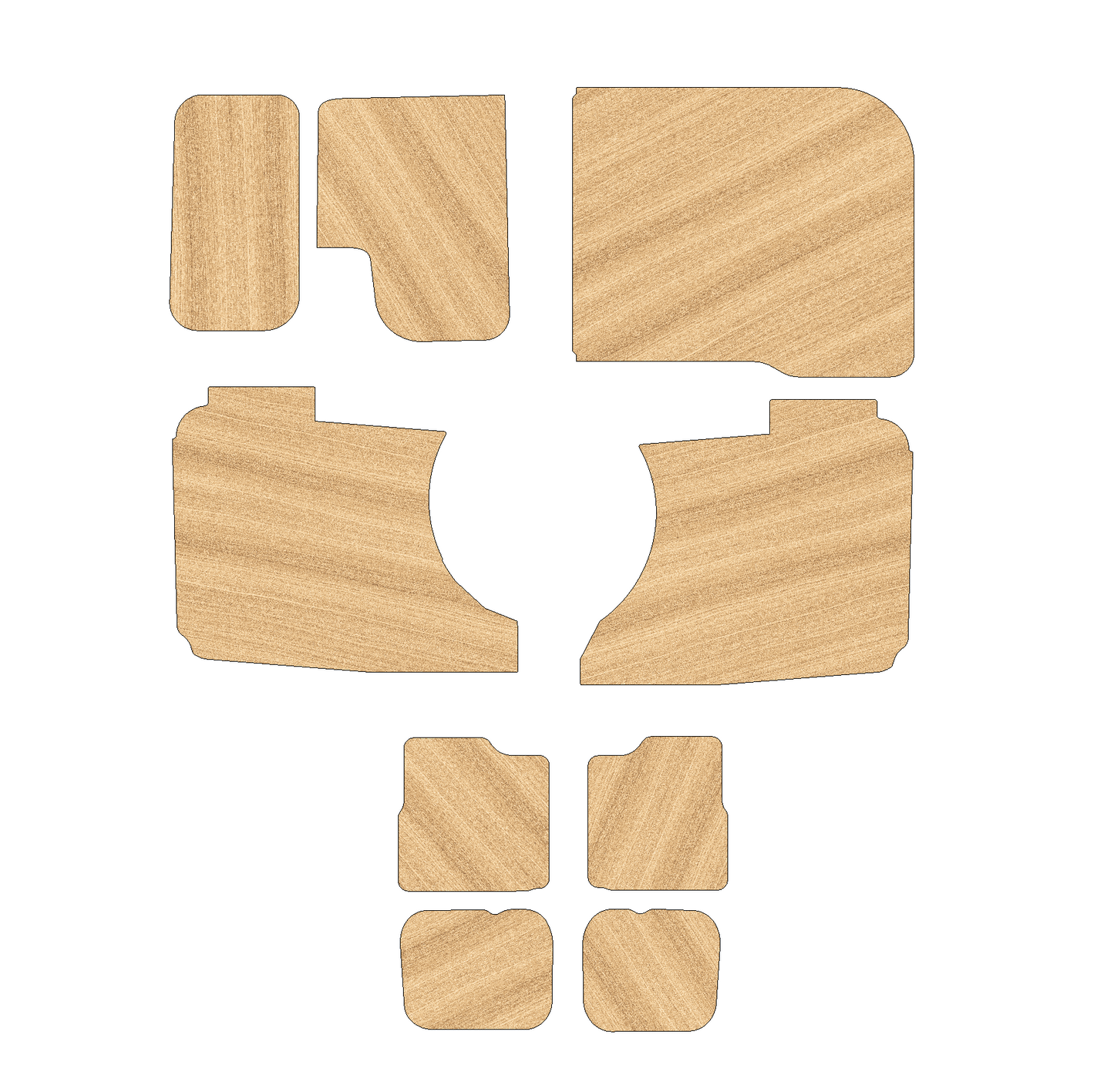 Ford Transit Custom 2023 - Present  - Full Ply Lining Kit