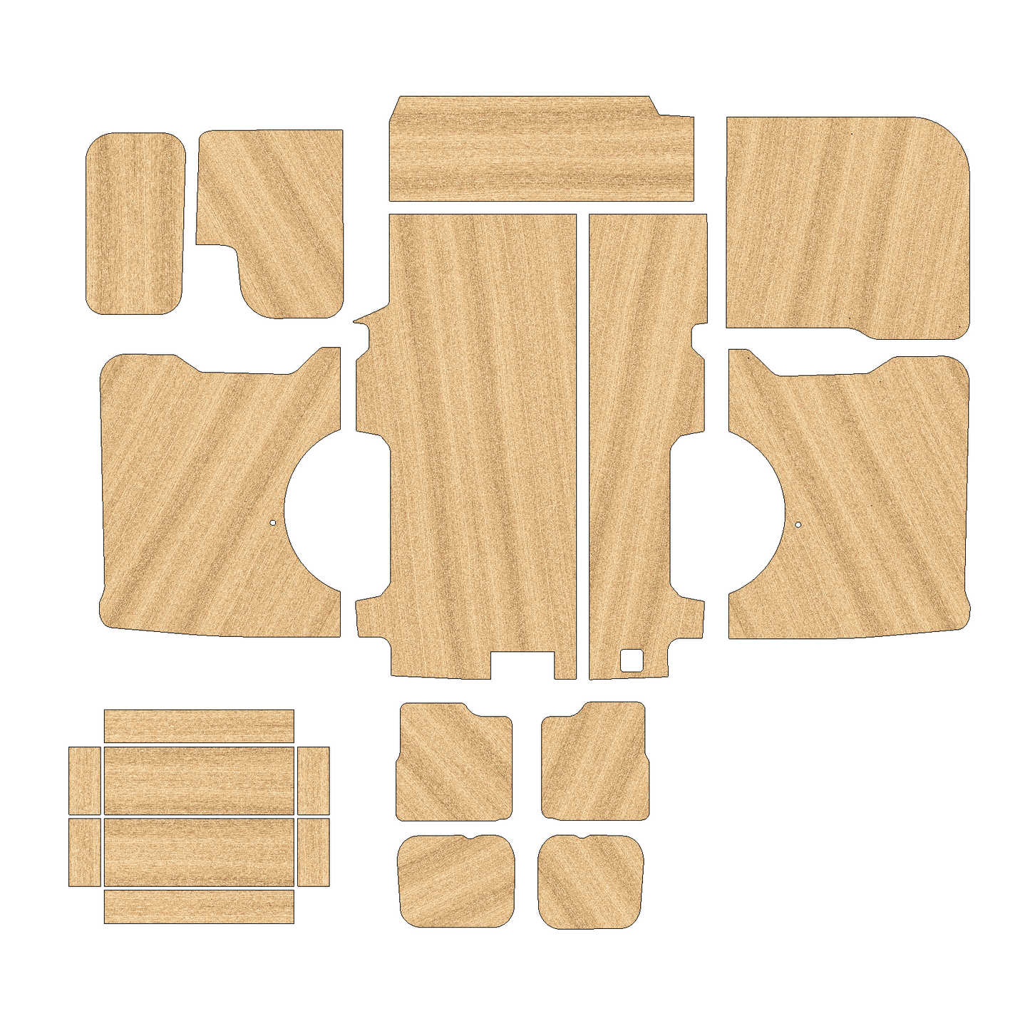 Ford Transit Custom 2023 - Present  - Full Ply Lining Kit
