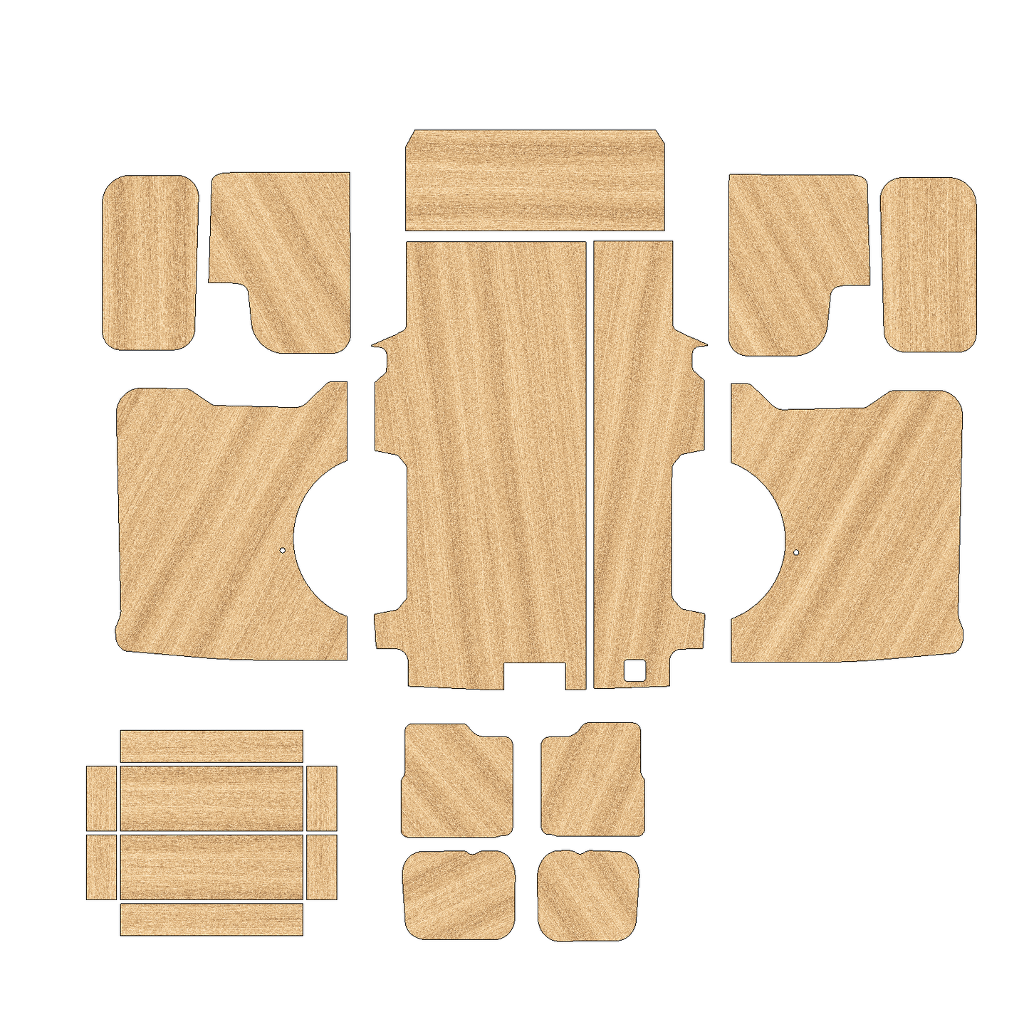 Ford Transit Custom 2023 - Present  - Full Ply Lining Kit