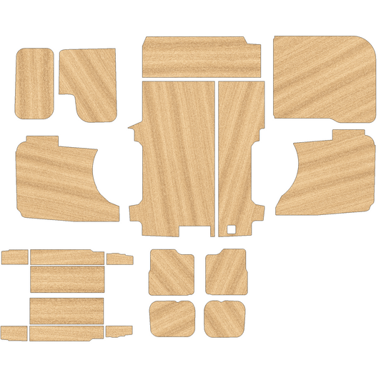 Ford Transit Custom 2023 - Present  - Full Ply Lining Kit