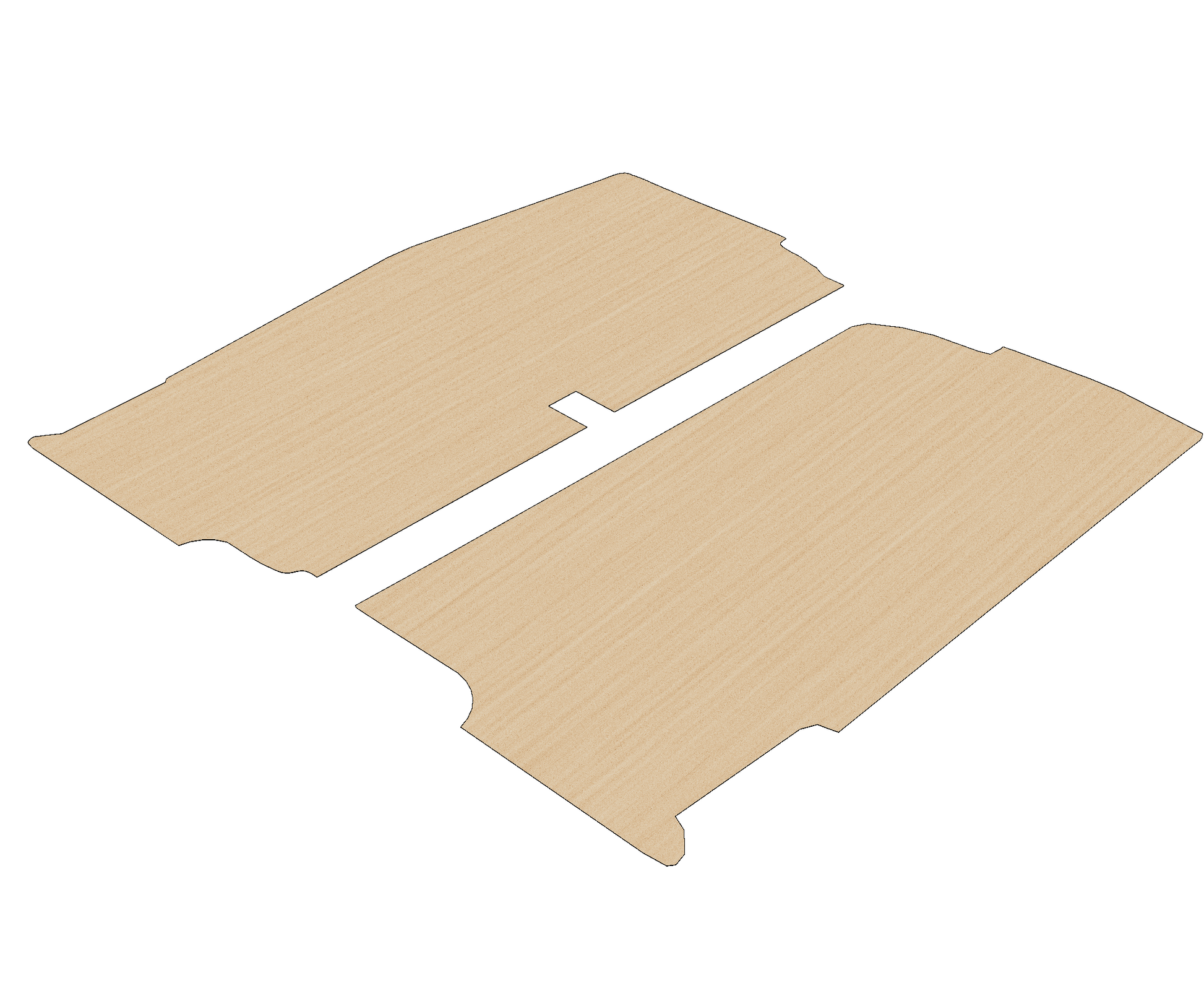 Volkswagen Transporter T7 2025 - Present - Full Rear Door Panels Ply Lining Kit