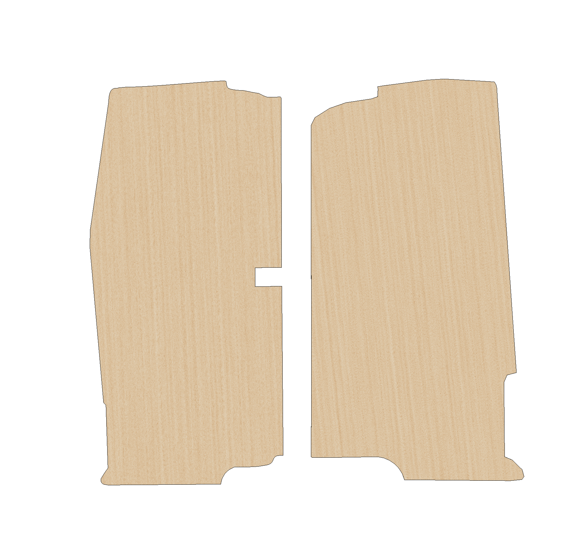 Volkswagen Transporter T7 2025 - Present - Full Rear Door Panels Ply Lining Kit