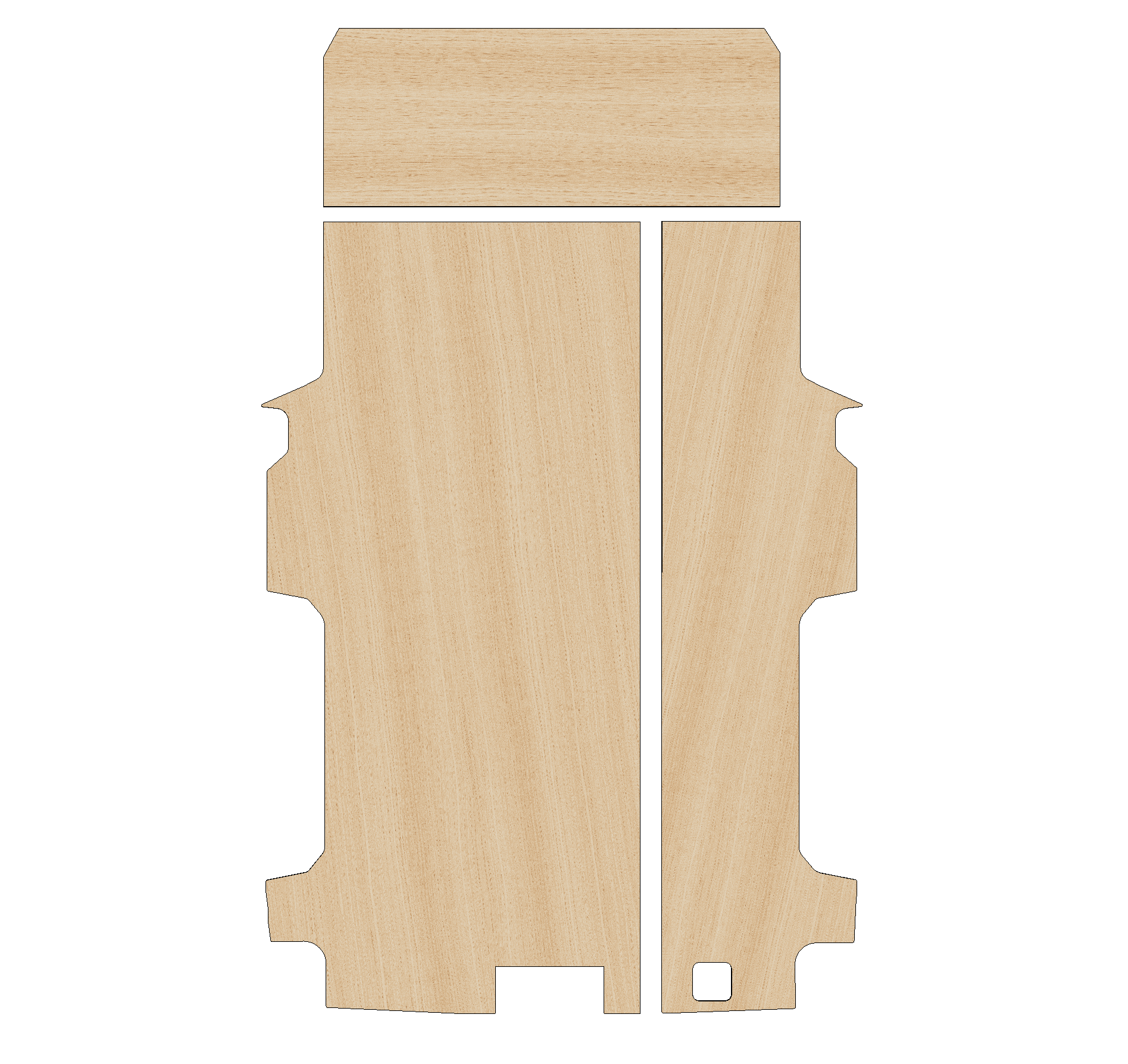 Volkswagen Transporter T7 2025 - Present - LWB - Floor Ply Lining Kit