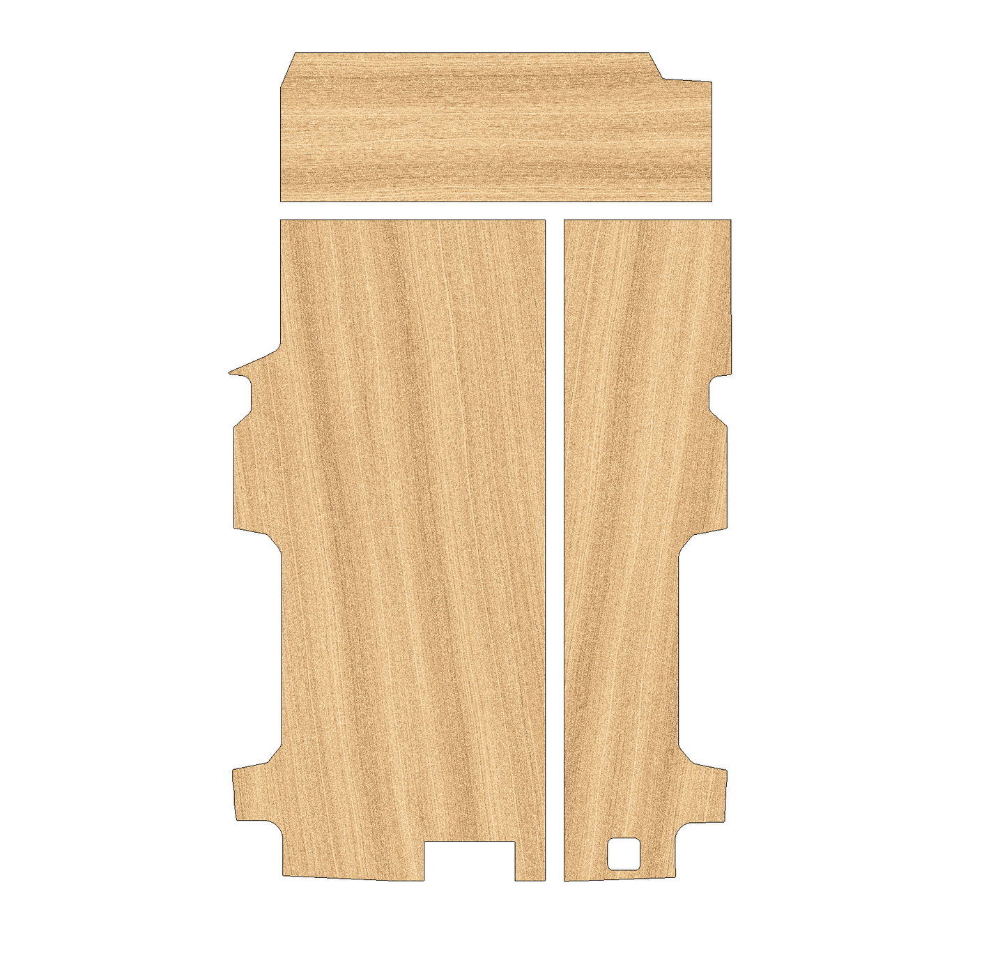 Volkswagen Transporter T7 2025 - Present - LWB Single Sliding Door - Floor Ply Lining Kit