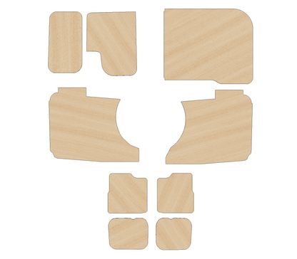 Volkswagen Transporter T7 2025 - Present - SWB - Side Panels Ply Lining Kit