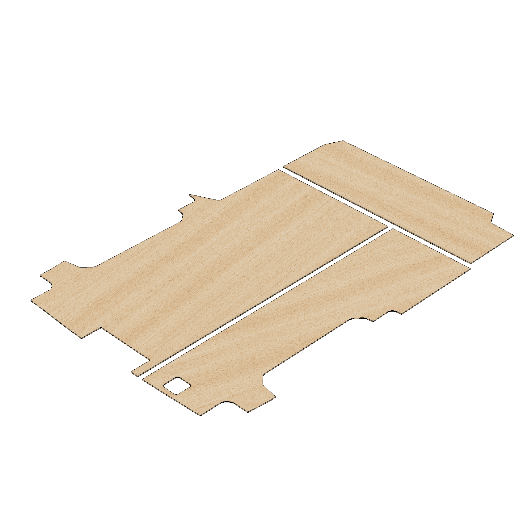 Volkswagen Transporter T7 2025 - Present - SWB - Floor Ply Lining Kit