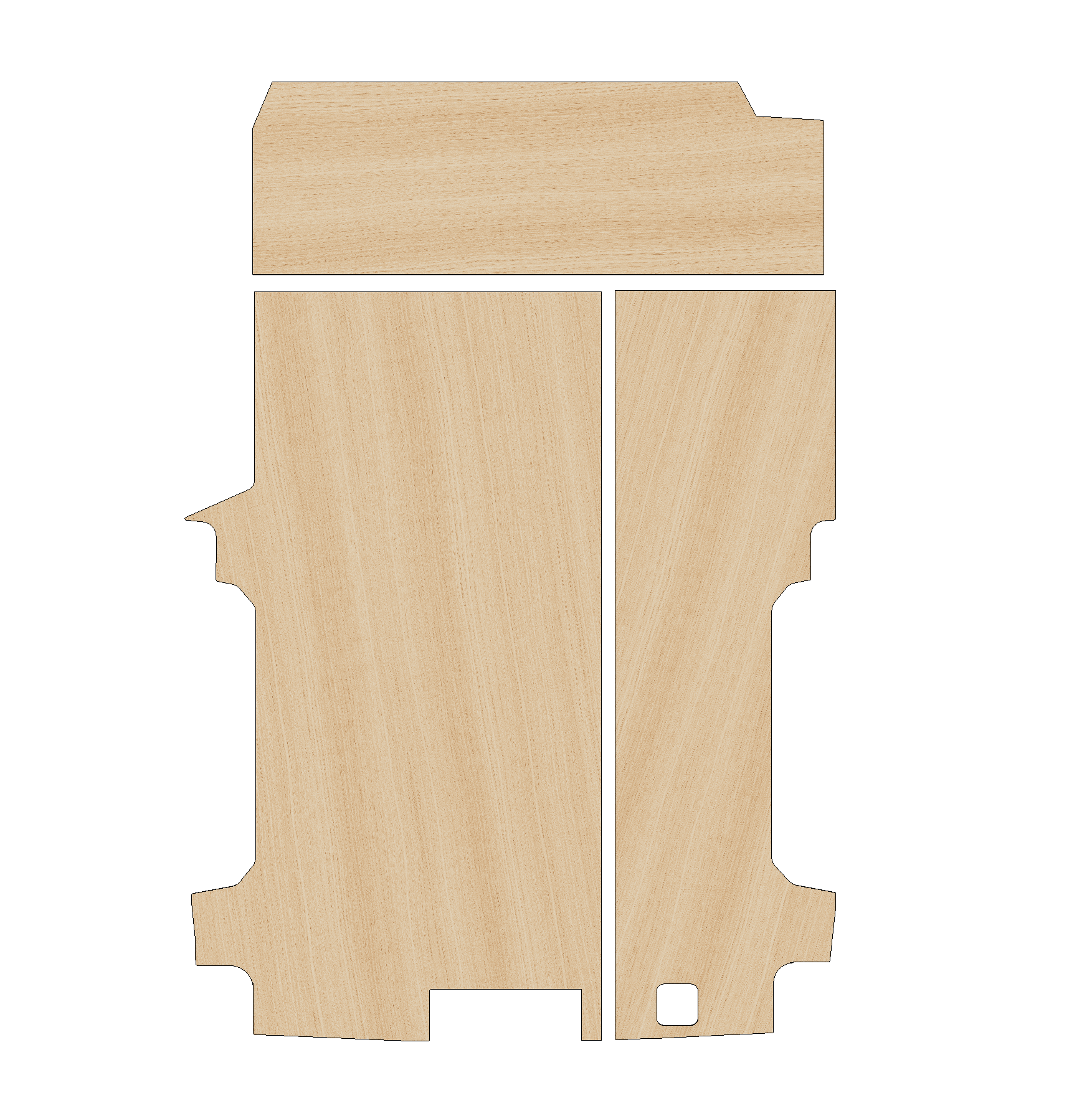 Volkswagen Transporter T7 2025 - Present - SWB - Floor Ply Lining Kit