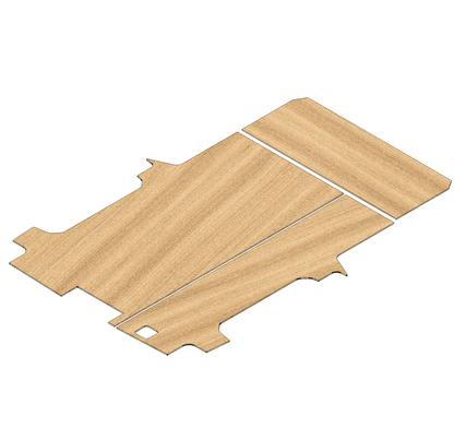 Volkswagen Transporter T7 2025 - Present SWB dual Sliding Door - Floor Ply Lining Kit