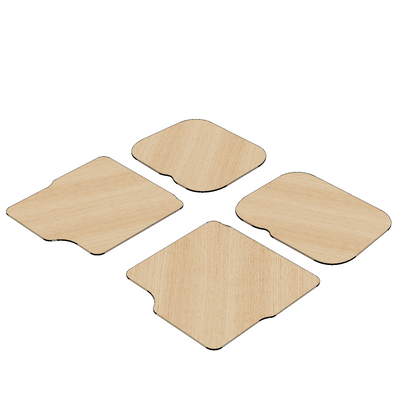 Volkswagen Transporter T7 2025 - Present - Two Piece Rear Door Panels Ply Lining Kit