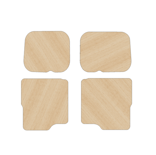 Volkswagen Transporter T7 2025 - Present - Two Piece Rear Door Panels Ply Lining Kit