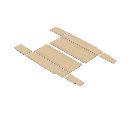 Volkswagen Transporter T7 2025 - Present - Wheel Boxes Ply Lining Kit