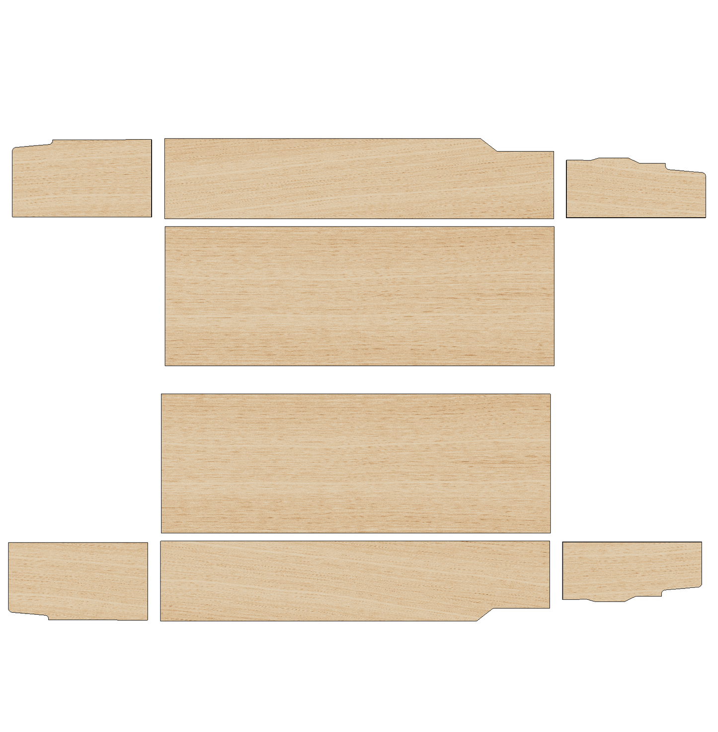 Volkswagen Transporter T7 2025 - Present - Wheel Boxes Ply Lining Kit